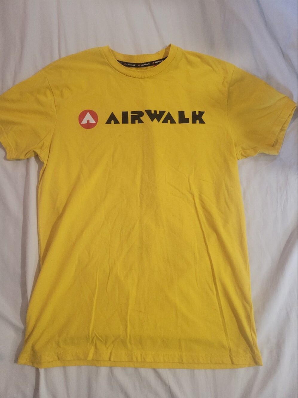 Airwalk Men's Yellow Logo T-Shirt